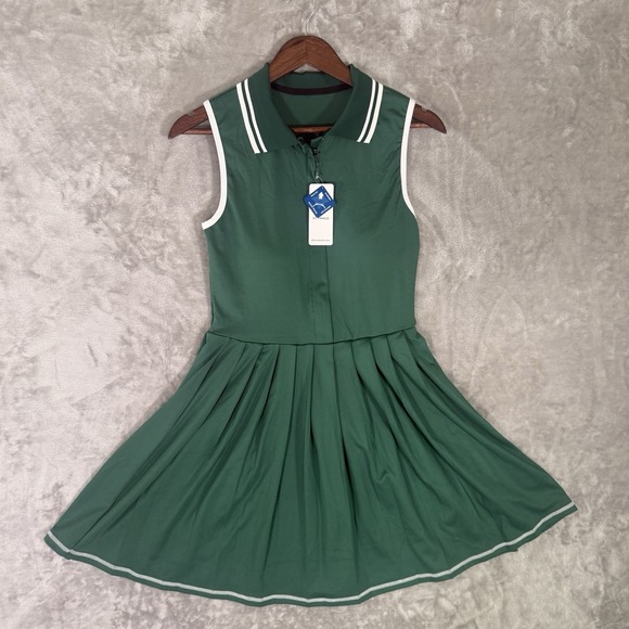Attraco Dresses & Skirts - ATTRACO Women's Green Pleated Tennis Dress Size M